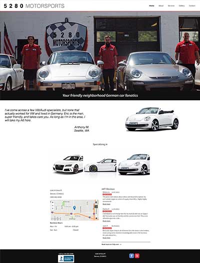 5280 Motorsports Old Website
