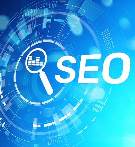 ADMS_SEO - Search engine optimisation, Digital Internet marketing concept on virtual screen.