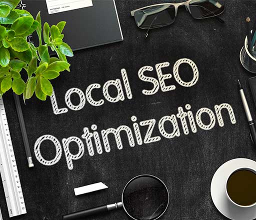 ADMS Black Chalkboard with Local SEO Optimization