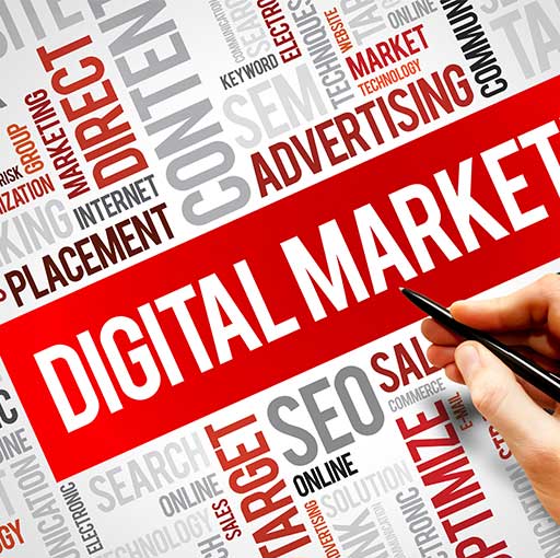 ADMS Digital Marketing Concept