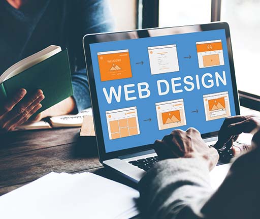 ADMS Web Design Work Website Development Concept