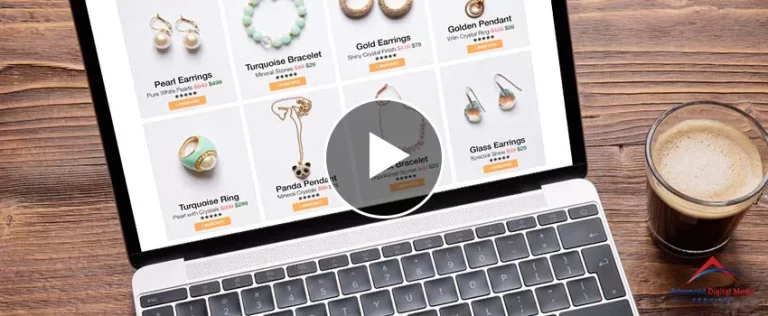 ADMS-laptop with jewelry website