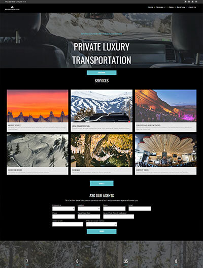 Black Mountain Limo Old Website