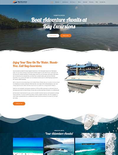 Bay Excursion New Website