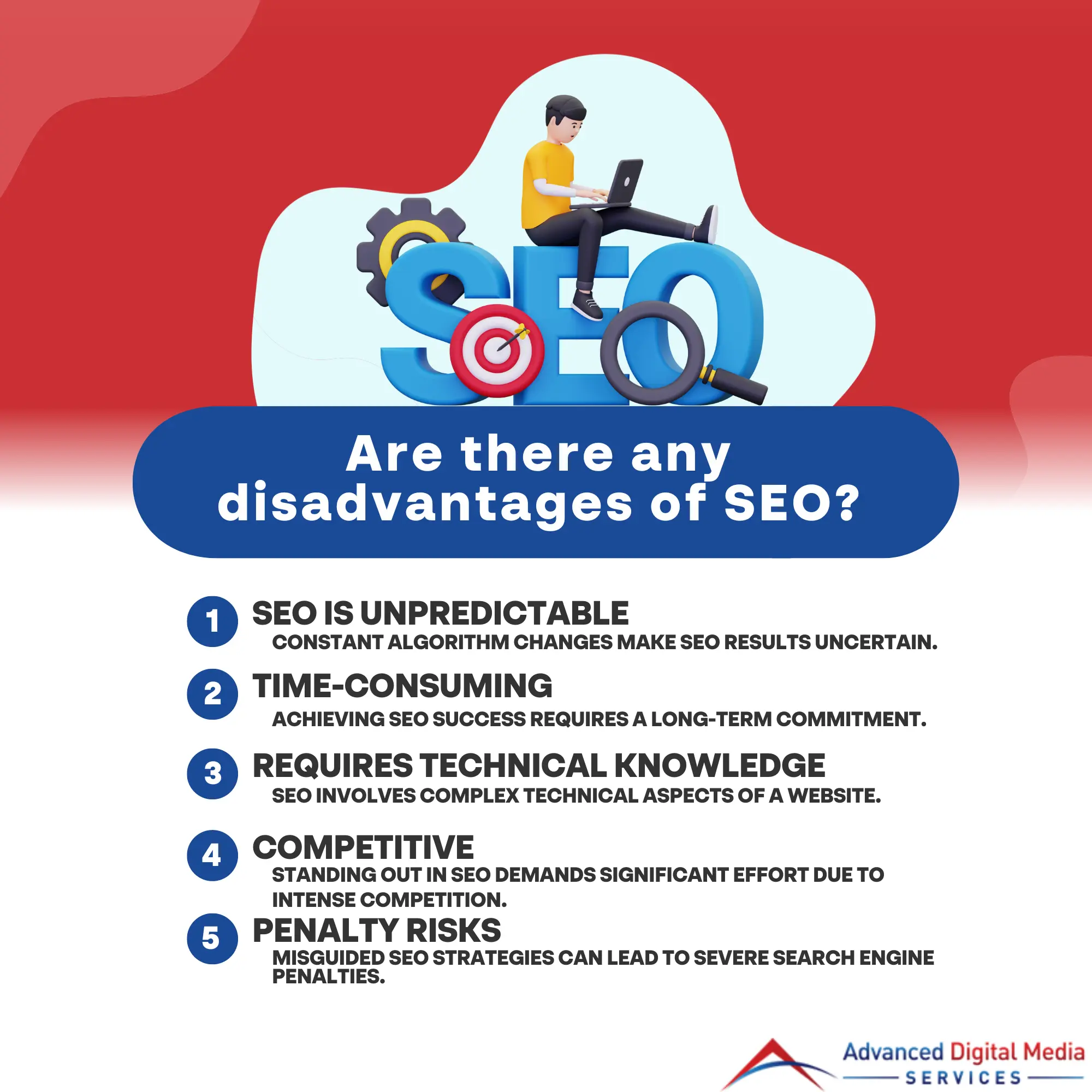 Are there any disadvantages of SEO | ADMS