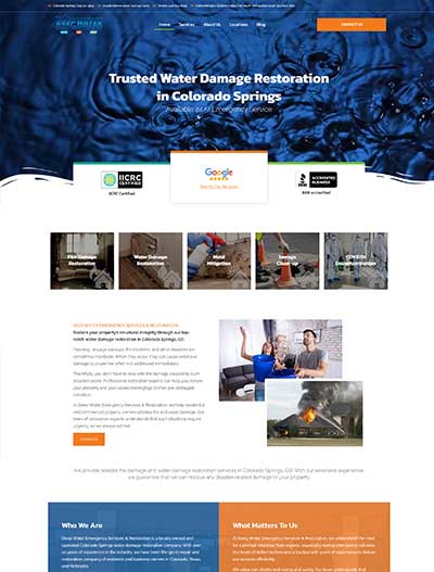 Deep Water Emergency Services & Restoration New Website
