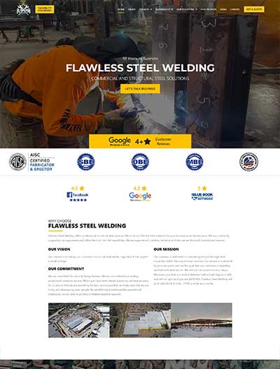 Flawless Steel Welding New Website