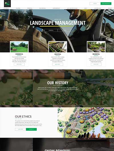 Green Cut Landscape Management Old Website