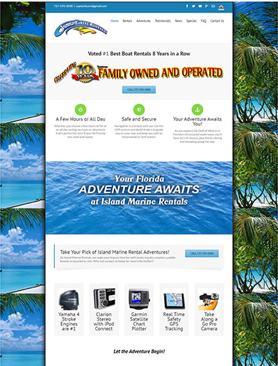 Island Marine Rentals Old Website