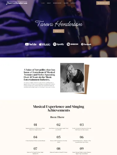 Tareva Henderson New Website