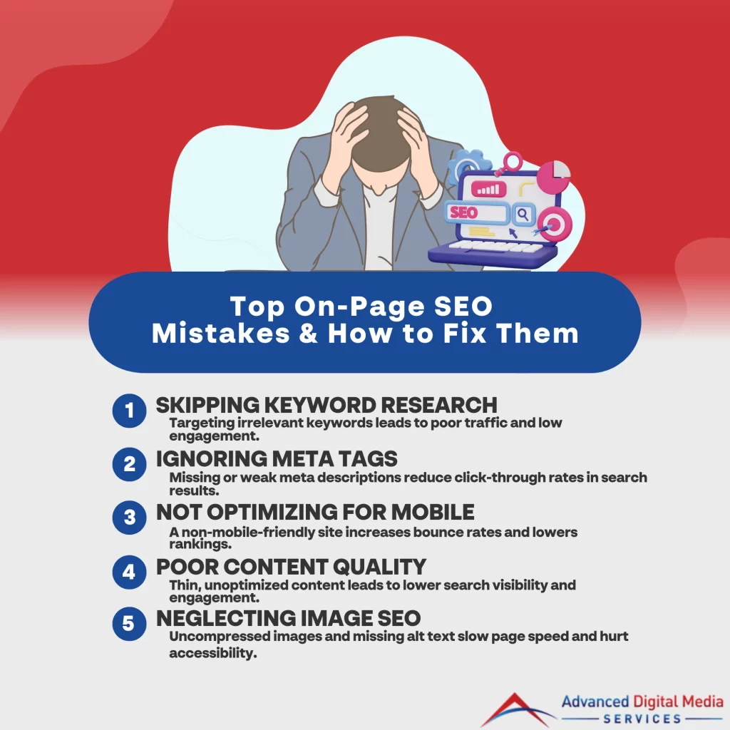 Top On Page SEO Mistakes How to Fix Them 1080x1080 1